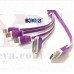 OkaeYa 4in1 Cable Multi USB Charging Cable with 8 Pin Lighting - Purple